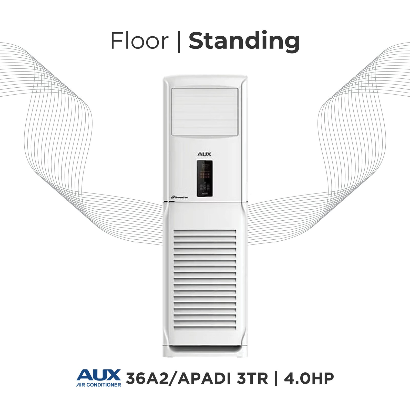 AUX 36A2/APADI 3TR | 4.0HP Floor Type