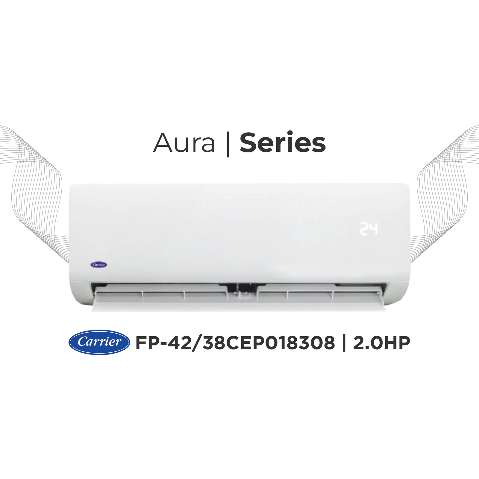Carrier Aura Series FP-42/38CEP018308 | 2.0HP Split Type