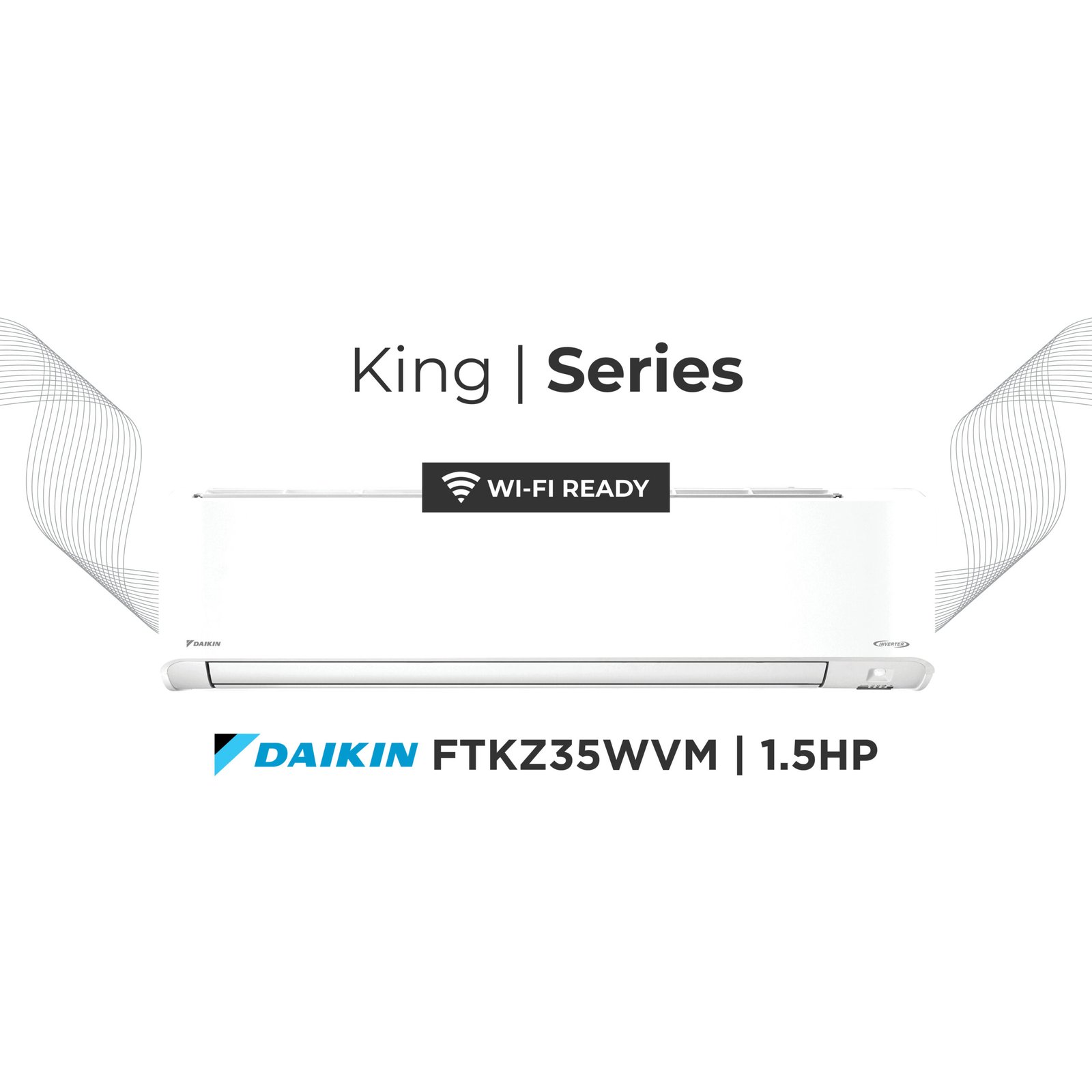 Daikin King Series FTKZ35WVM | 1.5HP Split Type