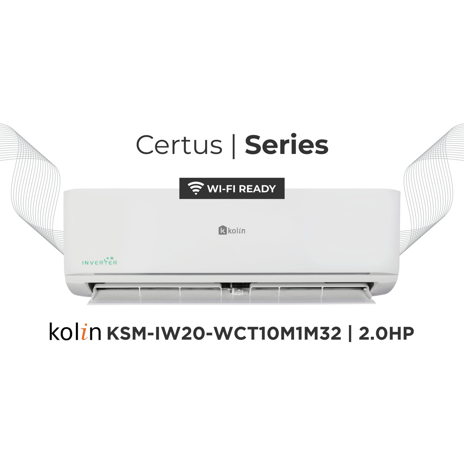 Kolin Certus Series KSM-IW20-WCT10M1M32 | 2.0HP Split Type