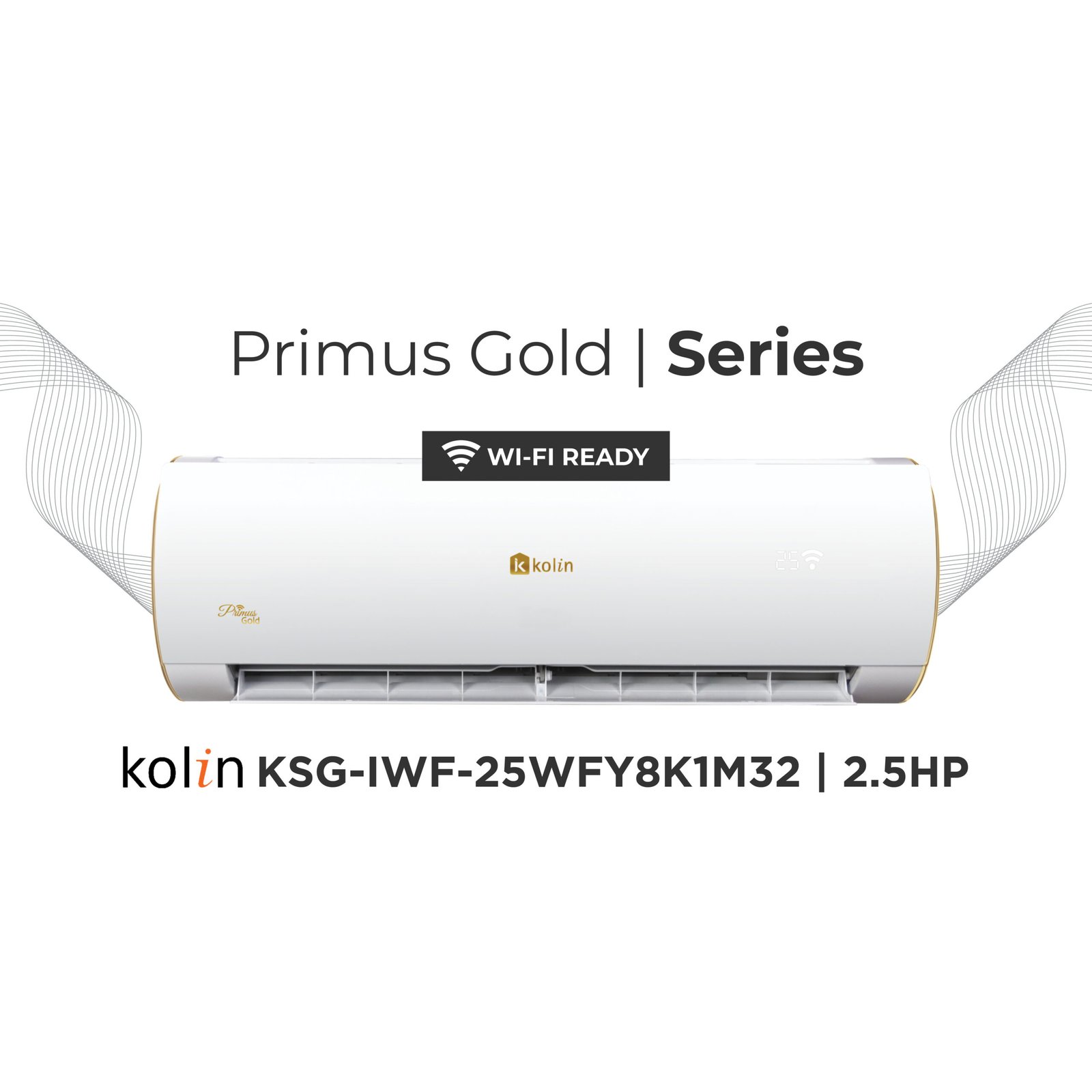Kolin Primus Gold Series KSG-IWF-25WFY8K1M32 | 2.5HP Split Type