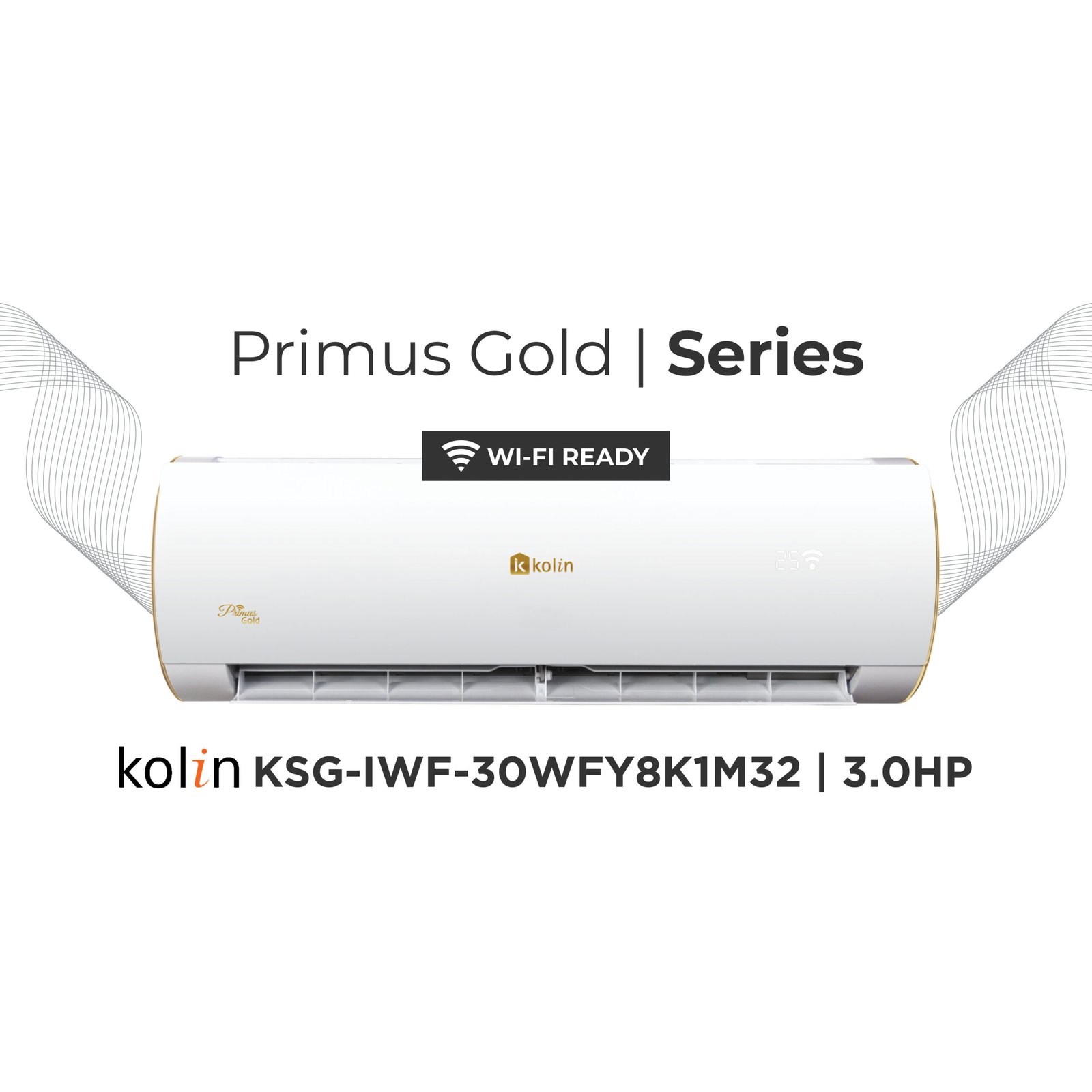 Kolin Primus Gold Series KSG-IWF-30WFY8K1M32 | 3.0HP Split Type