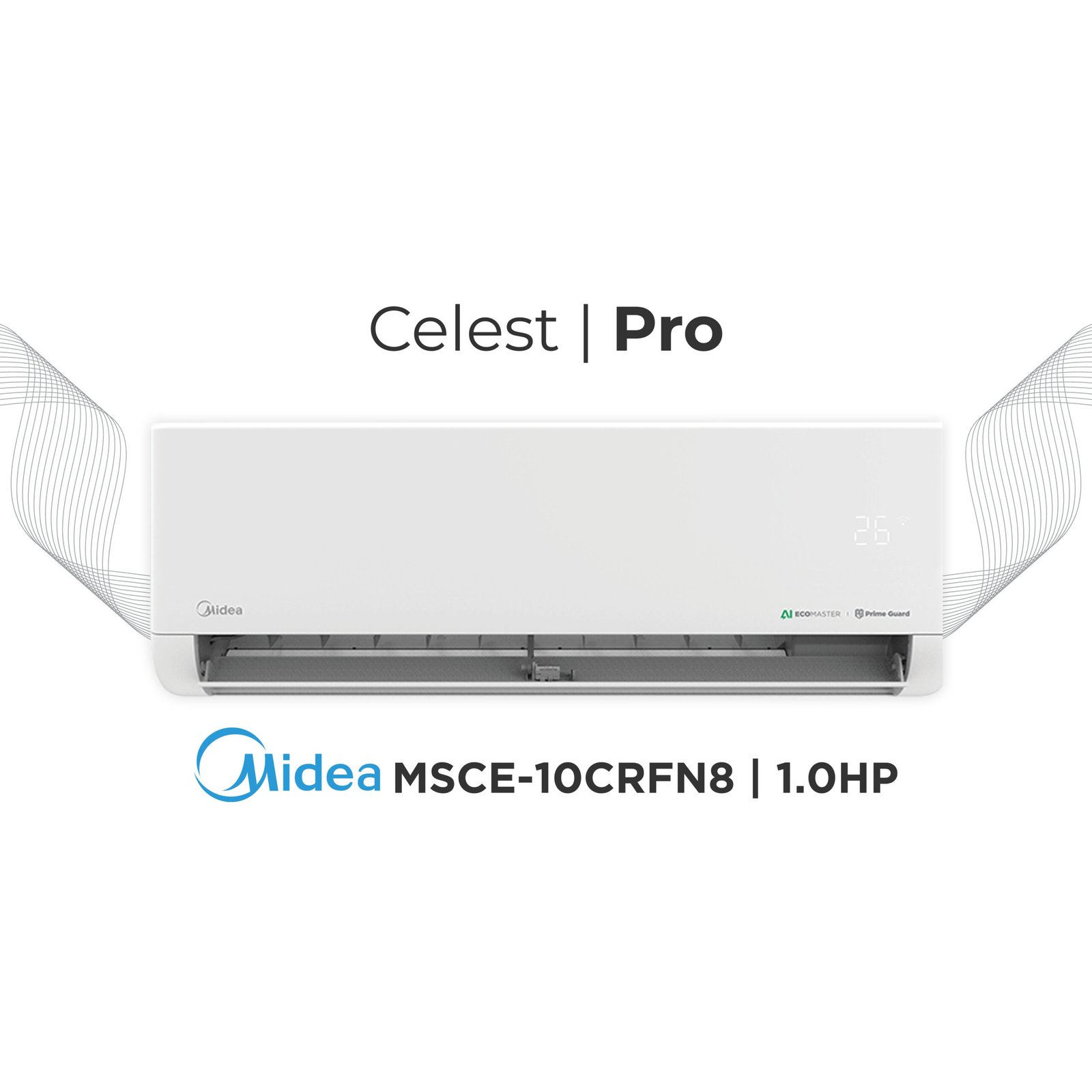 Midea Celest Pro MSCE-10CRFN8 | 1.0HP Split Type