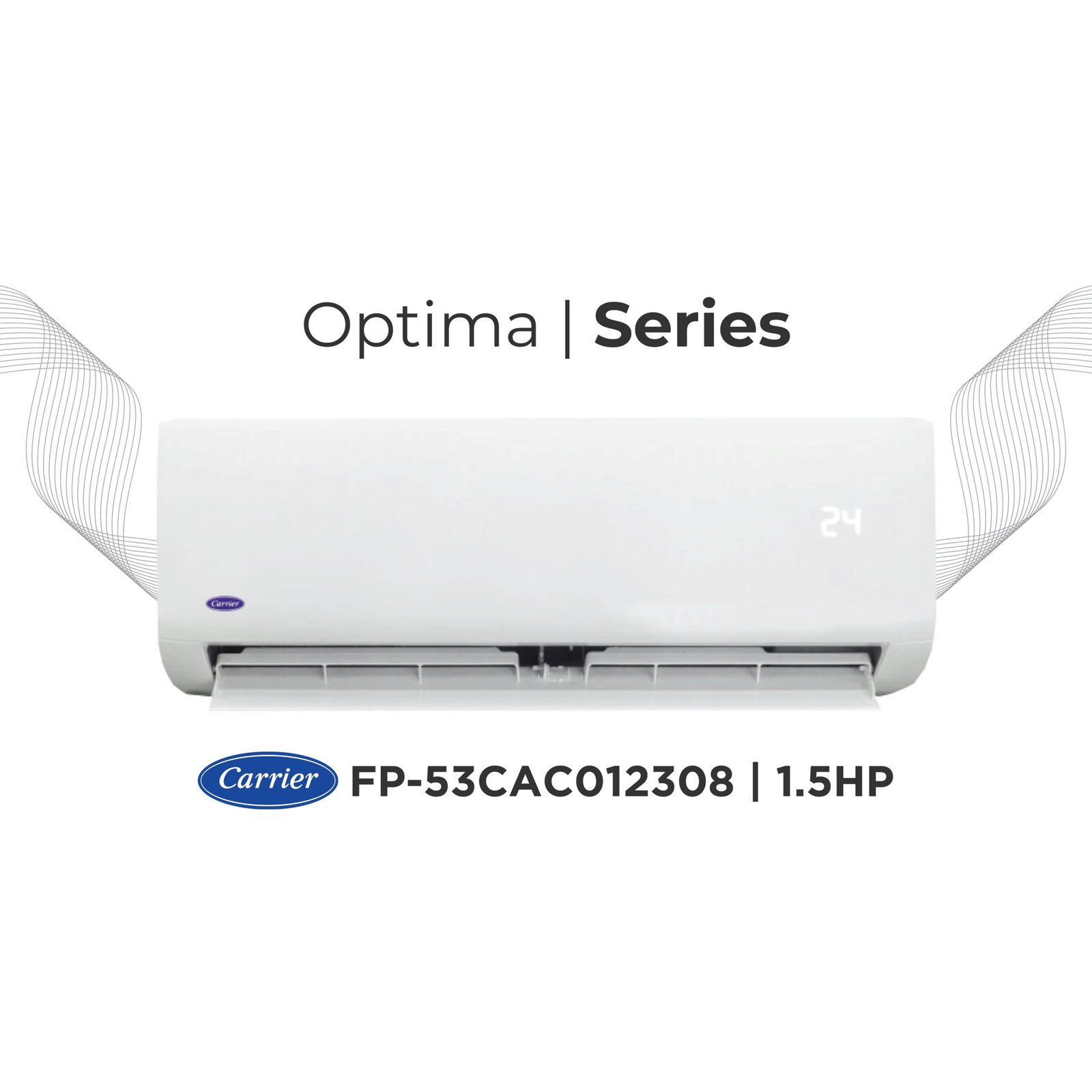 Carrier Optima Series FP-53CAC012308 | 1.5HP Split Type