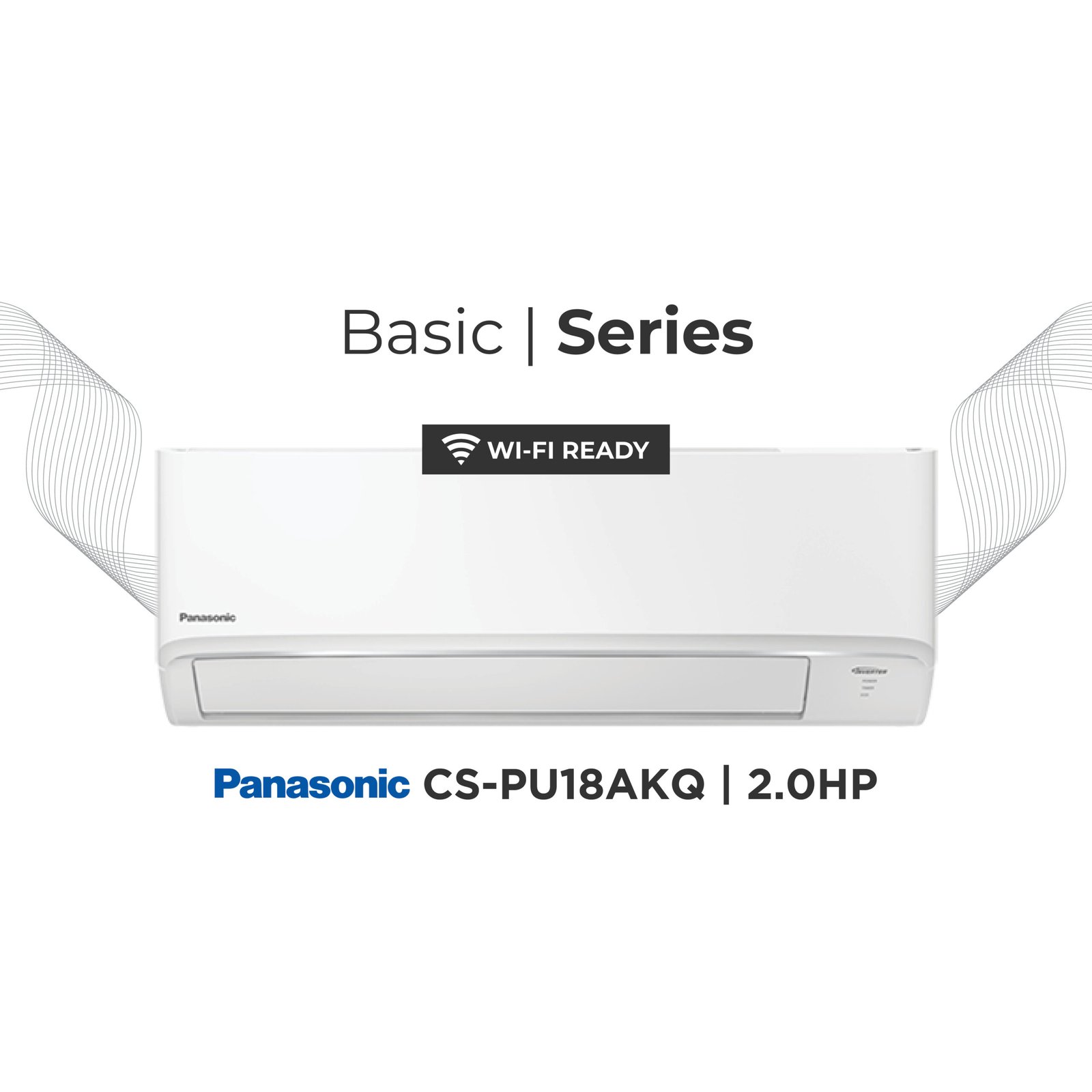 Panasonic Basic Series CS-PU18AKQ | 2.0HP Split Type