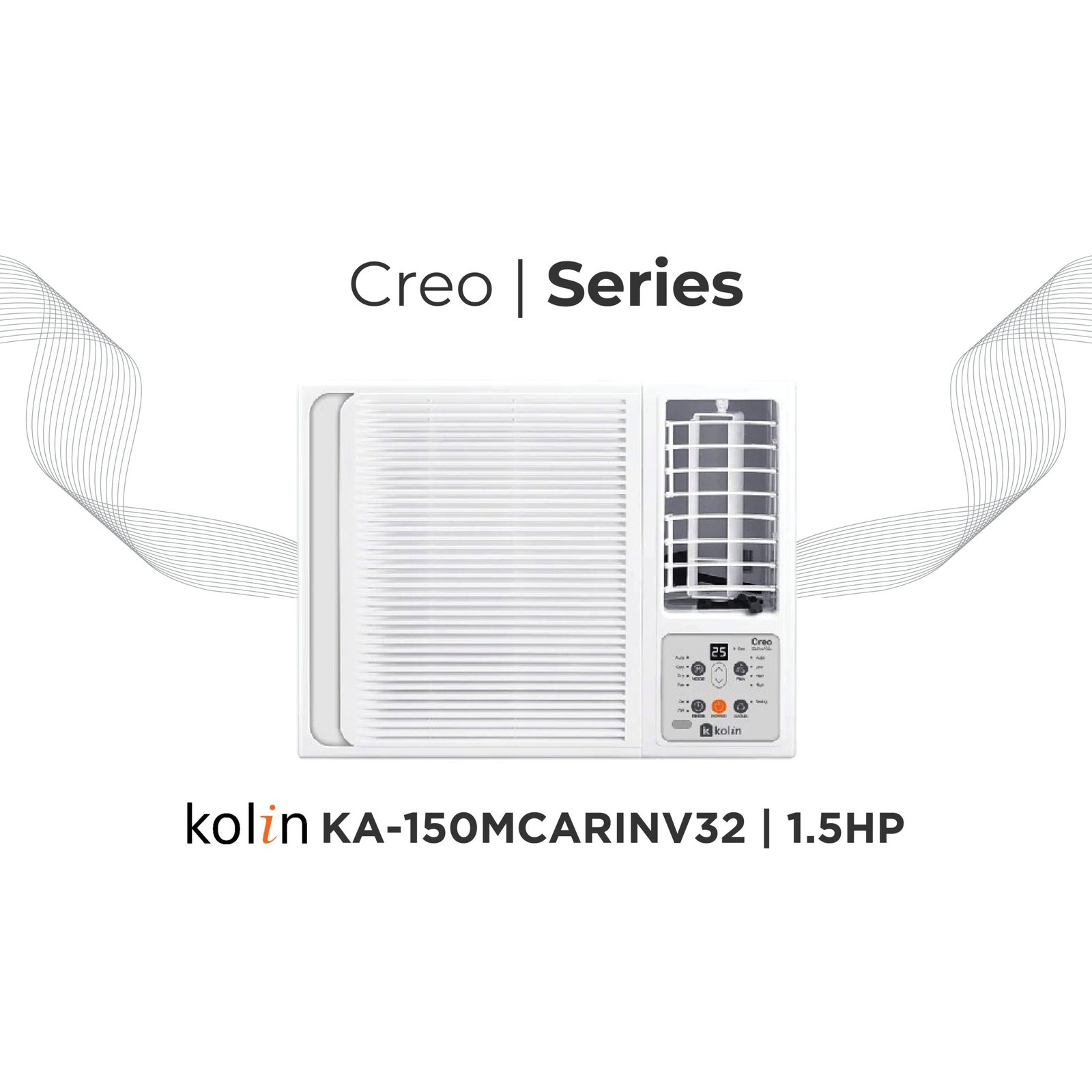 Kolin Creo Series KA-150MCARINV32 | 1.5HP Window Type