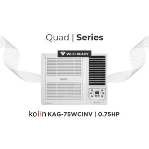 Kolin Quad Series KAG-75WCINV | 0.75HP Window Type