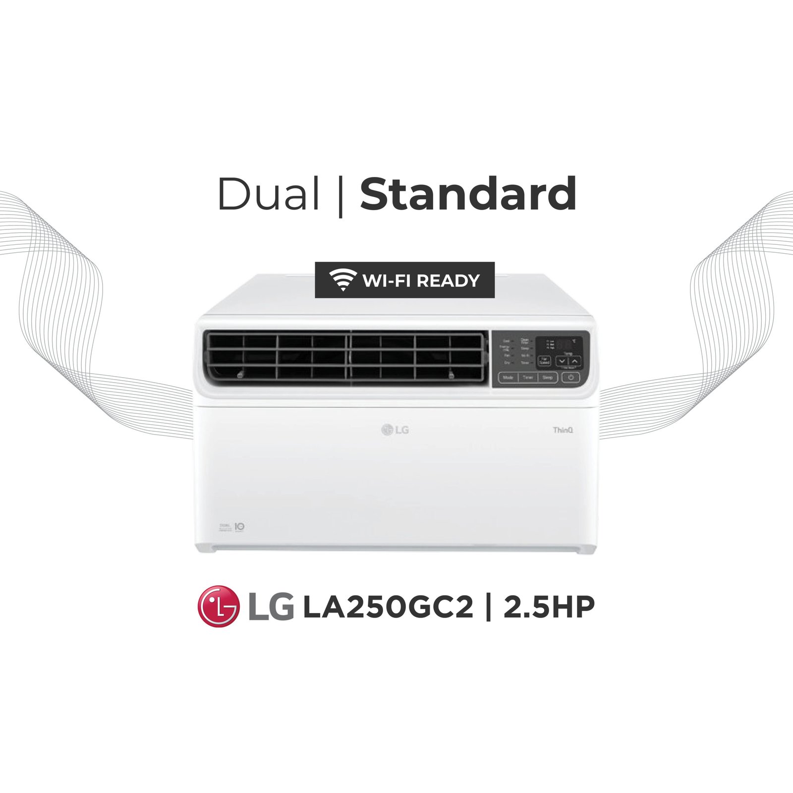 LG Dual Standard LA250GC2 | 2.5HP Window Type